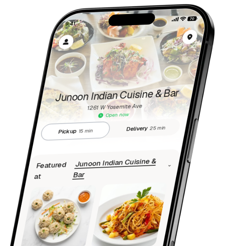 Junoon Indian Cuisine & Bar app preview